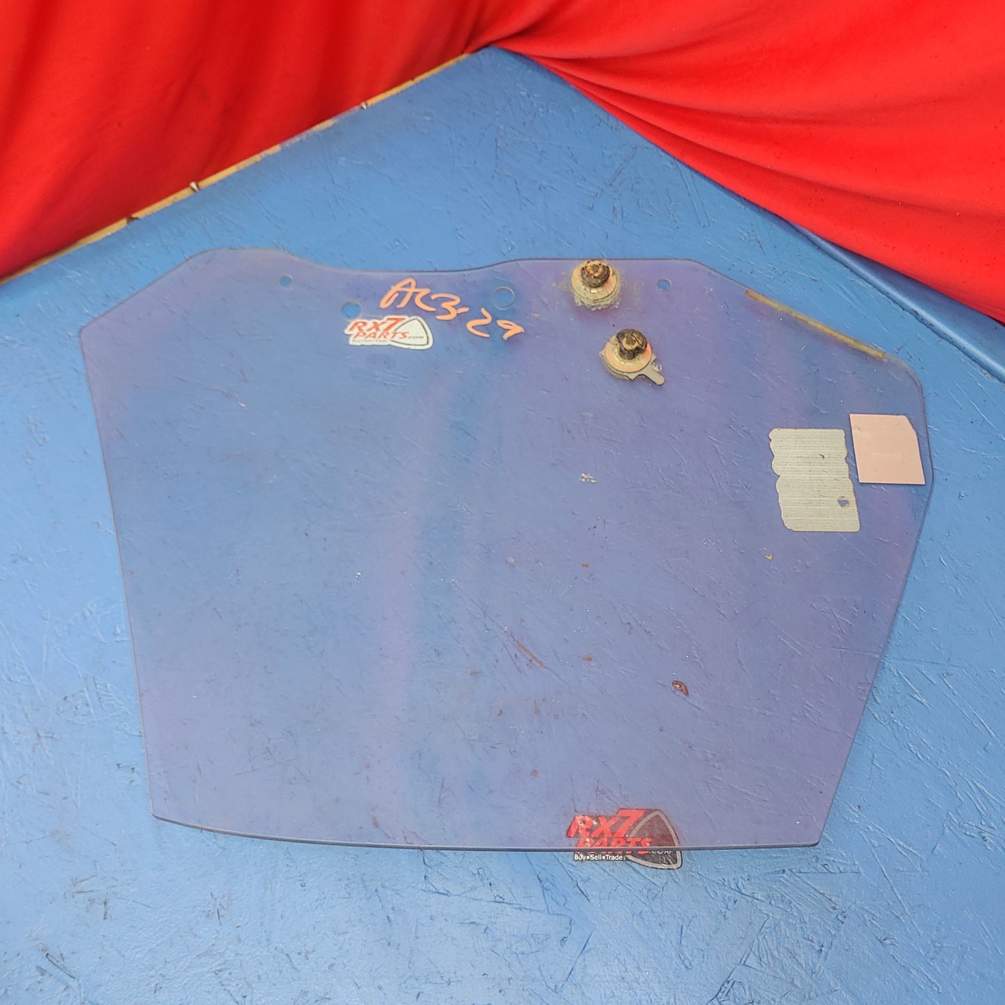 LHD Driver Side Window Convertible - Glass - Factory OEM (Left)  RX7 FC FC3S 86 - 91 Mazda S4B0/535