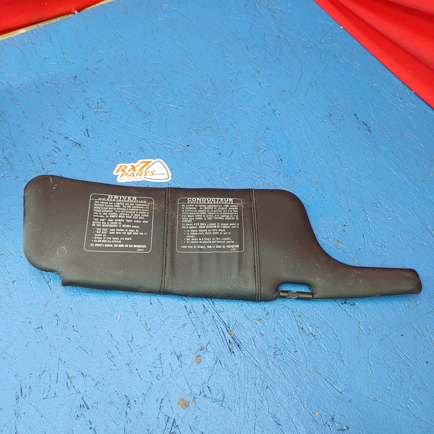 Left Sunvisor - Black S5B24/21 RX7 FD FD3S 93 - 02 Mazda - RX7Parts