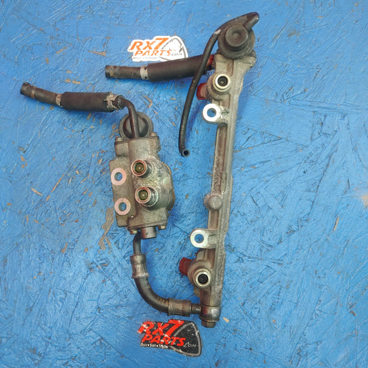 LHD, RHD  Complete Primary and Secondary Fuel Rail Assembly  RX7 FD FD3S 93 - 02 Mazda S5B37/11