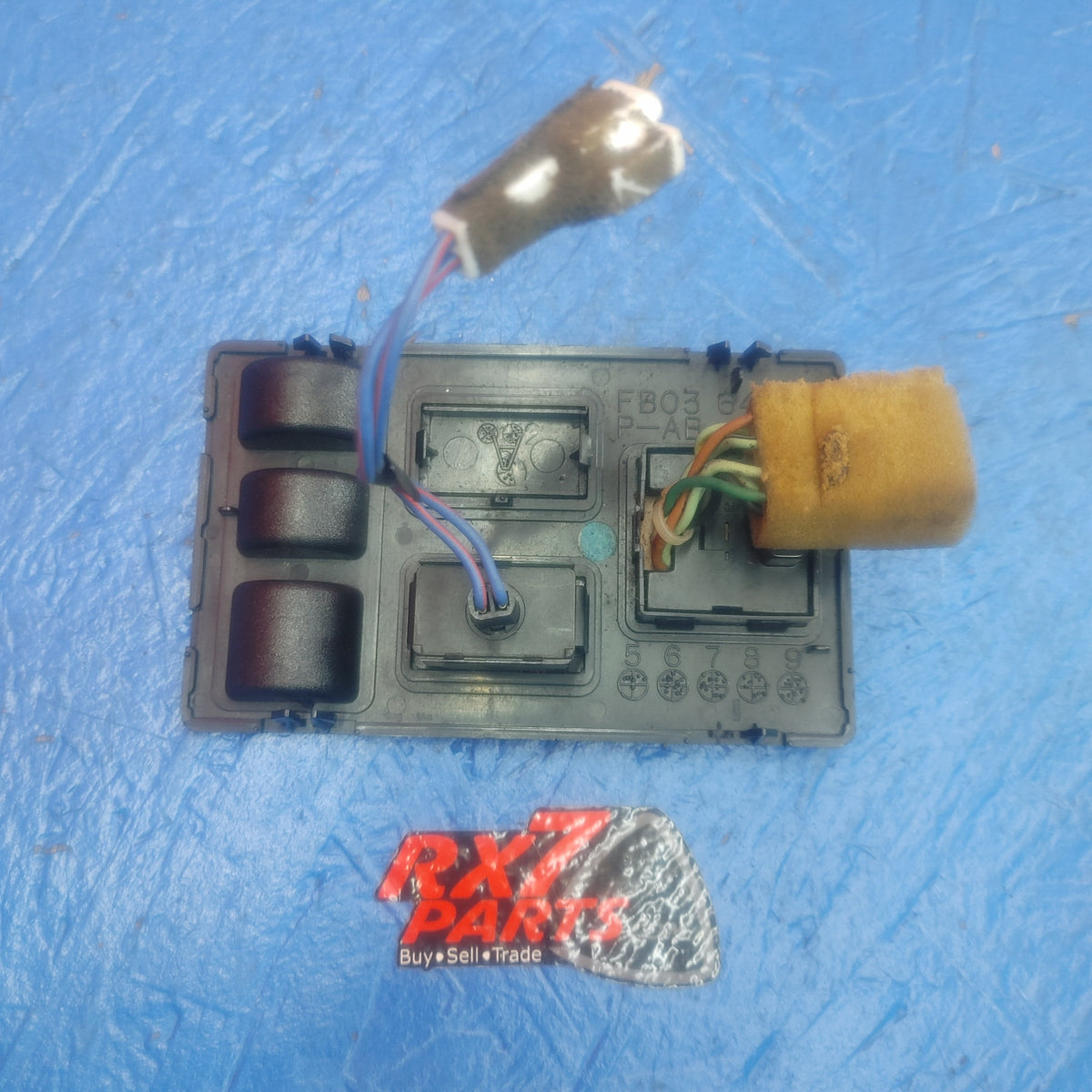 LHD, RHD Center Console Switch Panel Trim FB03 64 451 RX7 RX-7 FC FC3S 86 - 91 FC FC3S 13B S5B45/4