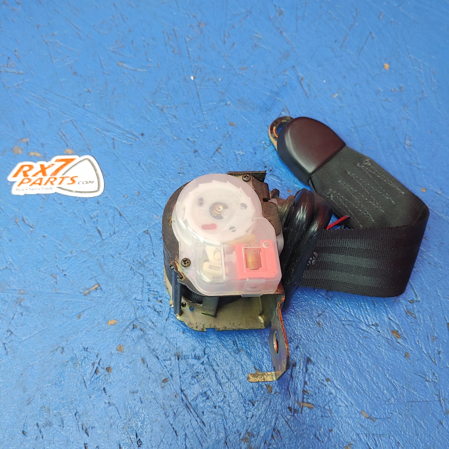 LHD, RHD Left Rear Seatbelt - Black  RX7 FD FD3S 93 - 02 Mazda S6B43/1