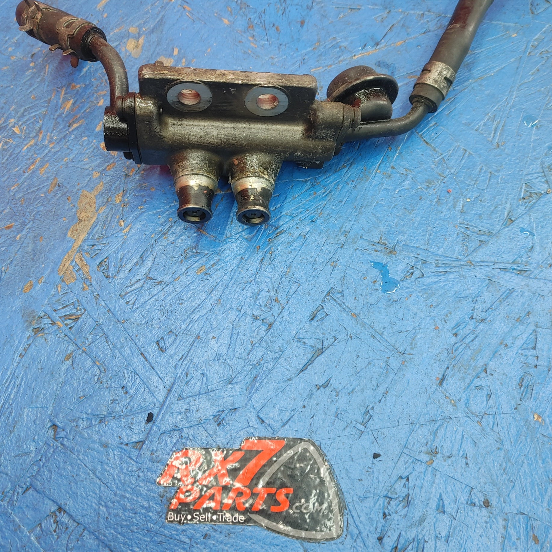LHD, RHD Primary Fuel Rail With Injectors OEM RX7 FD FD3S 93 - 02 Mazd ...