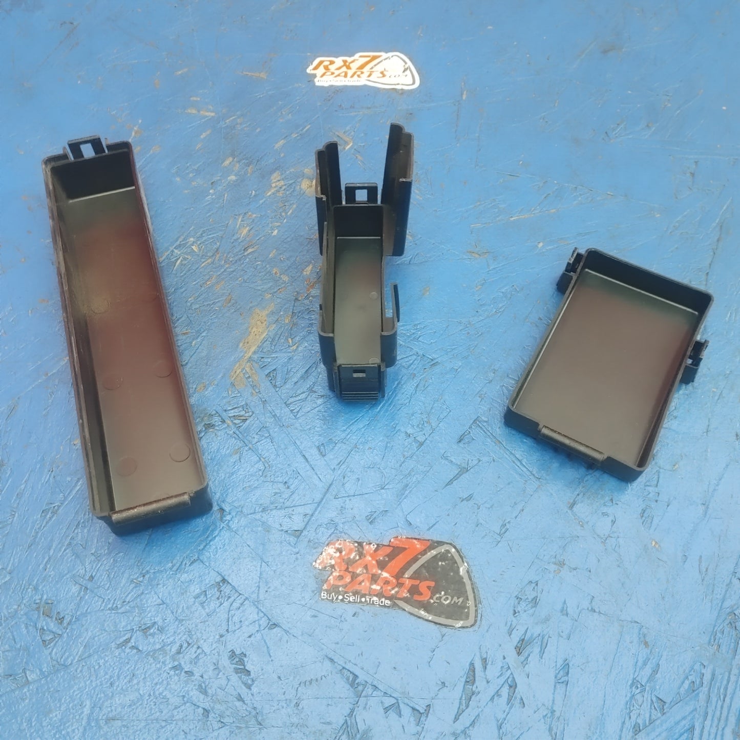 LHD, RHD Fuse Box Covers Lids Set of 3 Fans Battery Main  RX7 FD FD3S 93 - 02 Mazda S6b42/4
