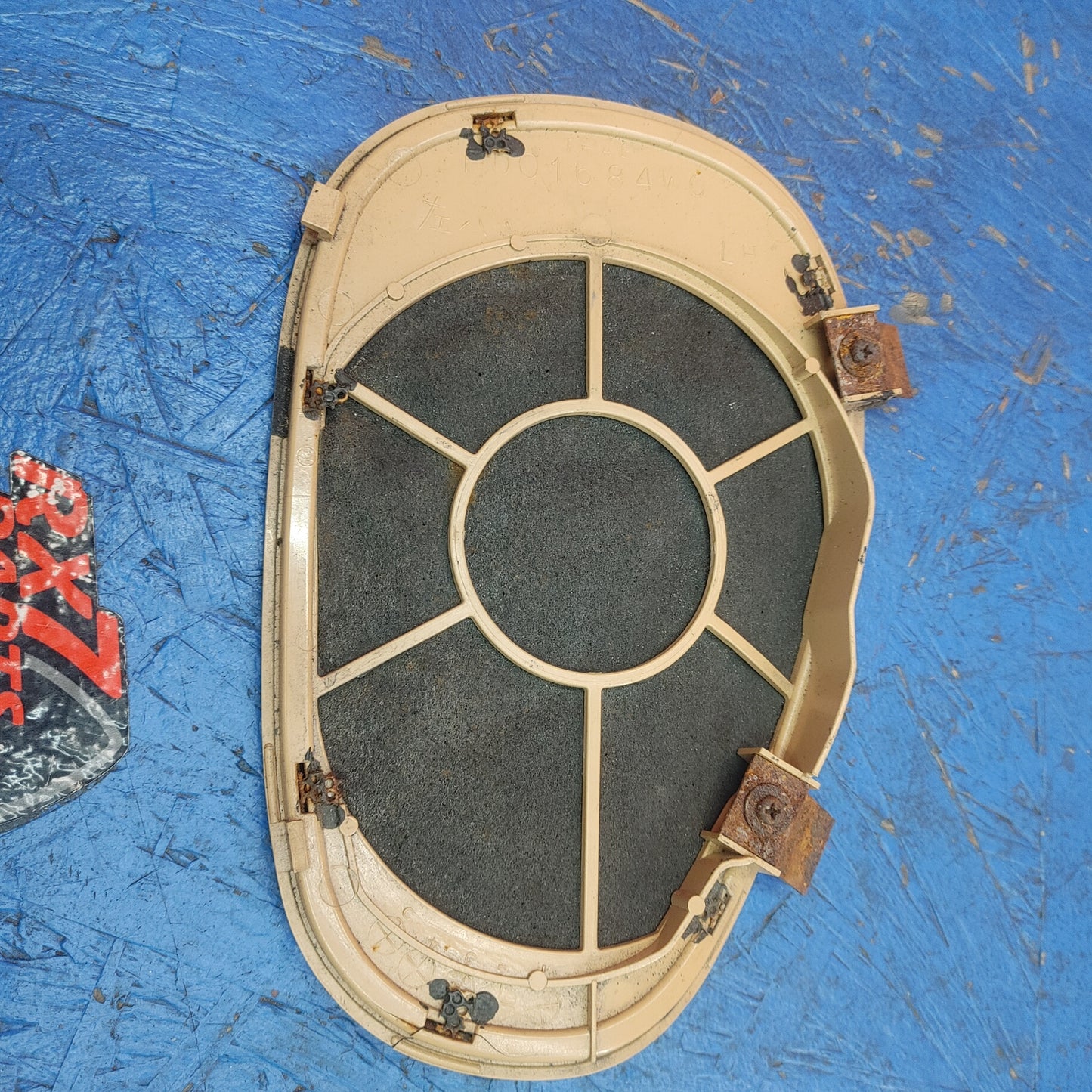 LHD, RHD Left Rear Plastic Speaker Grill Cover - Tan  RX7 FD FD3S 93 - 02 Mazda S8B29/29