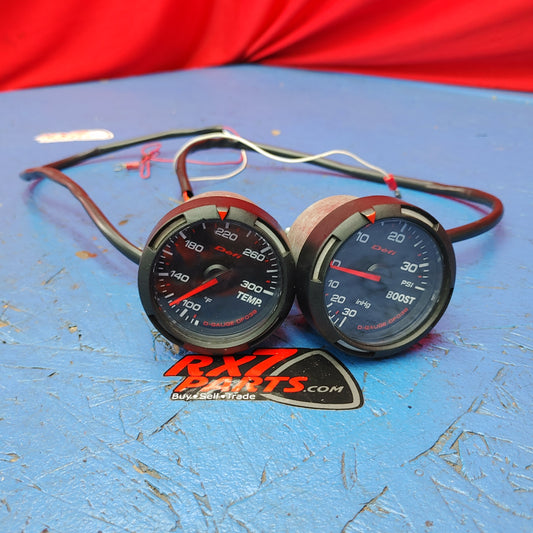 Defi Boost and Temperature Gauge - Pair (READ DESCRIPTION)      S8B31/8