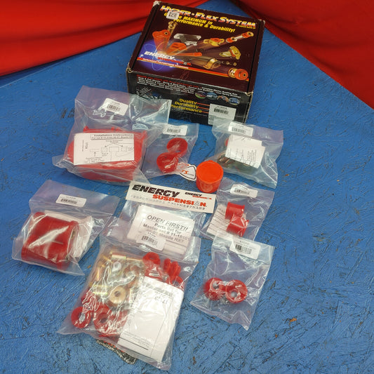 LHD, RHD Energy Suspension Hyper-Flex System Polyurethane Bushings Master Set 11.18101R RX7 FC FC3S 86 - 91 Mazda S8B34/1