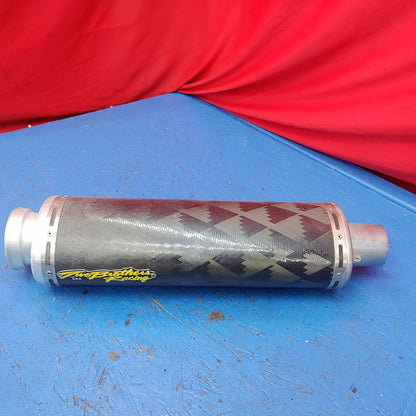 Two Brothers Racing Muffler 2 inch Slip on SEE PHOTOS      S8B38/1