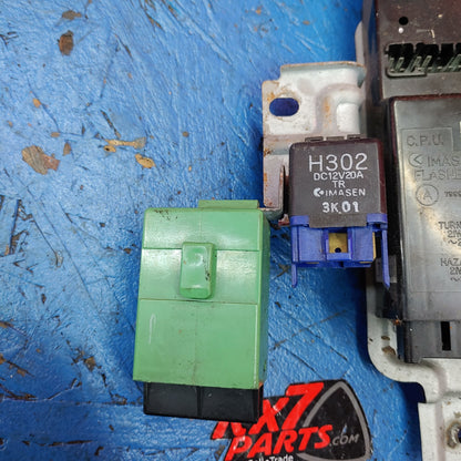 LHD Flasher CPU with Relay Bracket Holder (COMPLETE ASSEMBLY)  RX7 FD FD3S 93 - 95 Mazda S9B30/20
