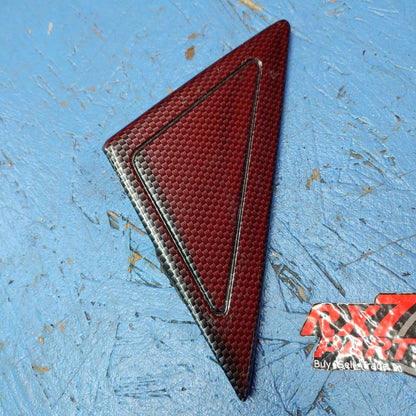 LHD, RHD Outer Door Triangle Trim - Pair (Mazdaspeed Carbon FiBer) FD01-50-8R1 FD01-50-8S1 RX7 FD FD3S 93 - 02 Mazda S9B30/7