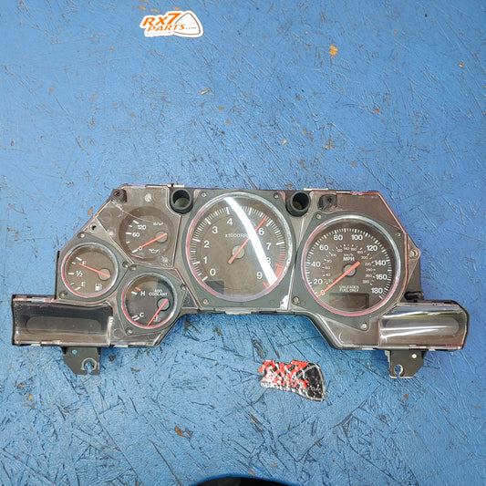 Oem Mph Kmh Gauge Cluster - Cracked Cover  RX7 FD FD3S 93 - 02 Mazda S9B33/3