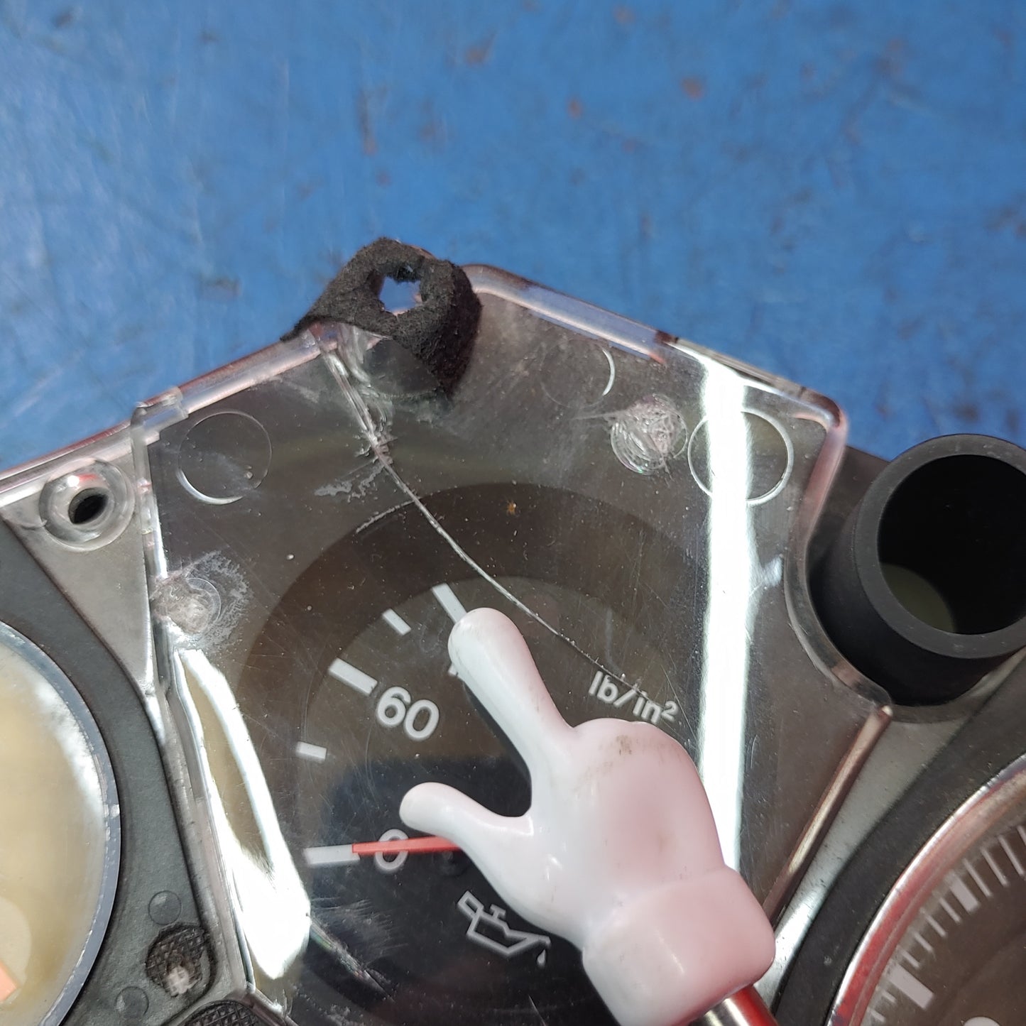 Oem Mph Kmh Gauge Cluster - Cracked Cover  RX7 FD FD3S 93 - 02 Mazda S9B33/3