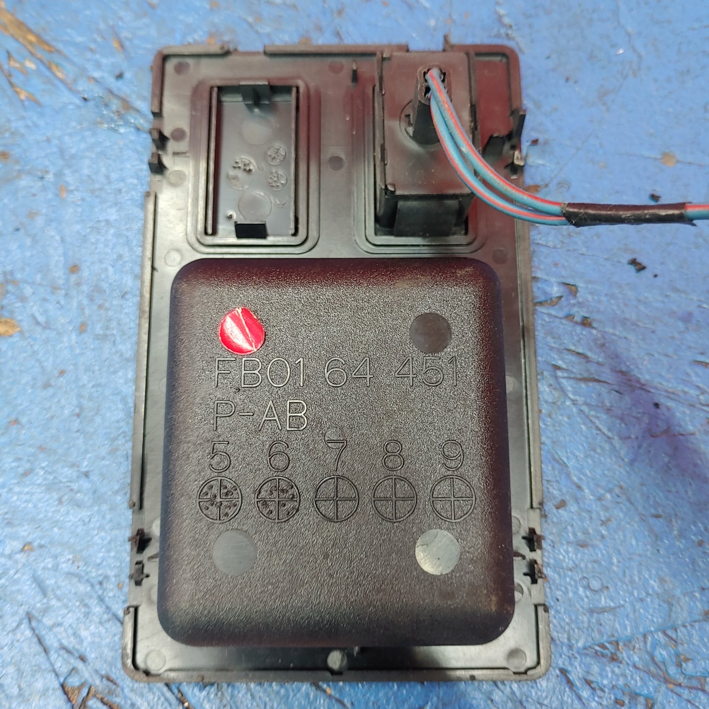 Center Console Switch Panel W Security Light  RX7 FC FC3S 86 - 91 Mazda S9B44/7