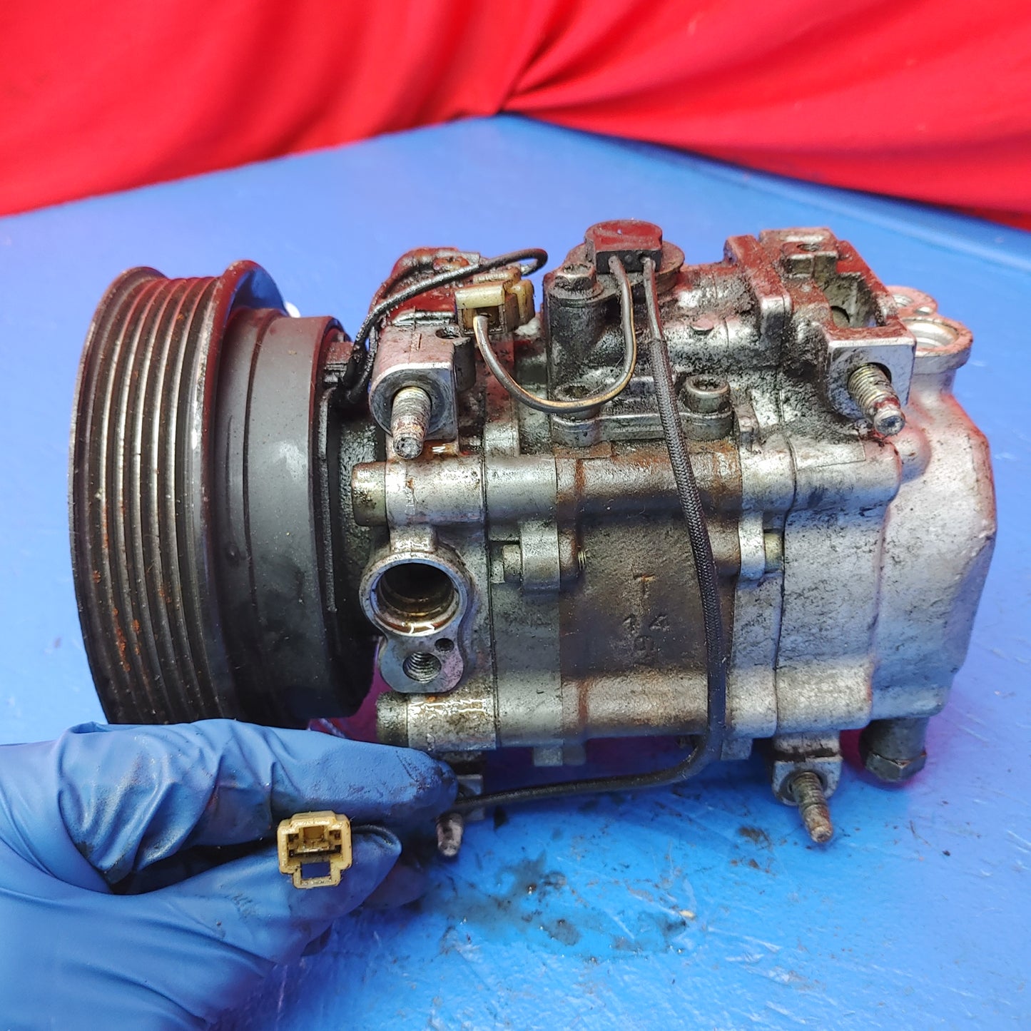 Denso Air Condition Compressor 142500-4652 RX7 FD FD3S 93 - 02 Mazda SH1B29/3 - RX7Parts