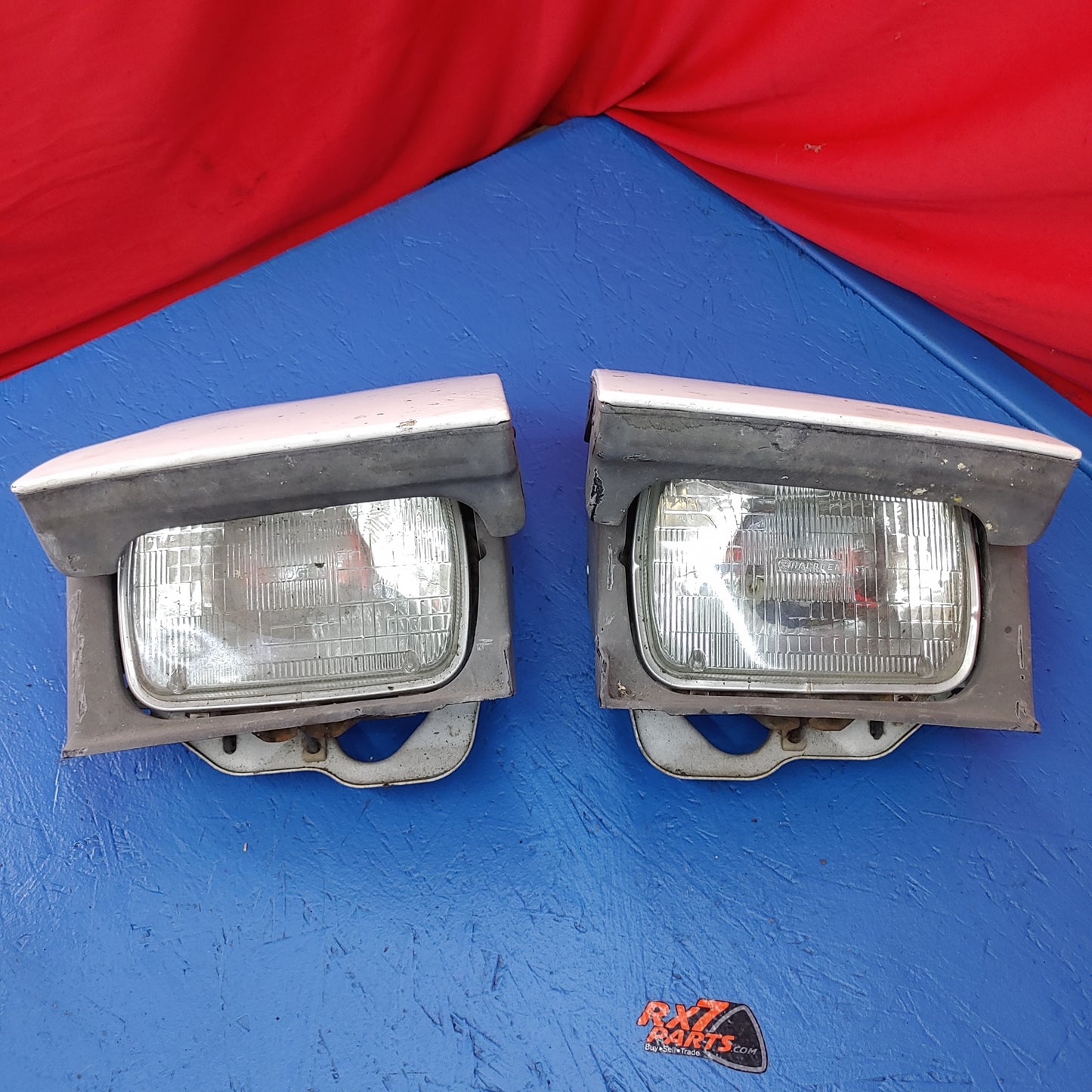 Fc Headlight Pair (White) SH2B10/1 RX7 FC FC3S 86 - 91 Mazda