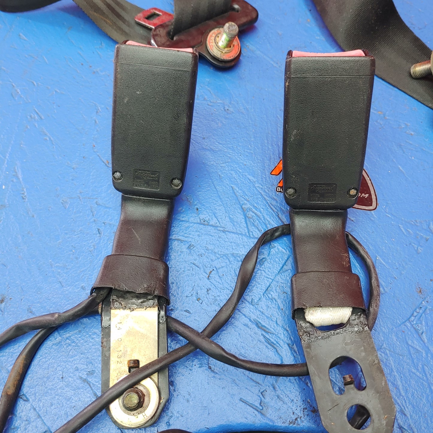 Front Seat Belt Set (Black) SH2B11/15 RX7 FD FD3S 93 - 02 Mazda - RX7Parts
