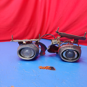 (Damaged) Fog Light/Lamp Pair With Harness SH2B11/6 RX7 FD FD3S 93 - 02 Mazda