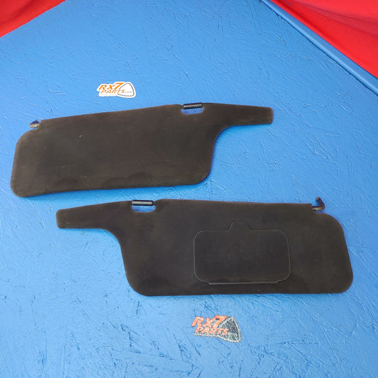 Black Sun Visor Set SH3B8/1 RX7 FD FD3S 93 - 95 Mazda - RX7Parts