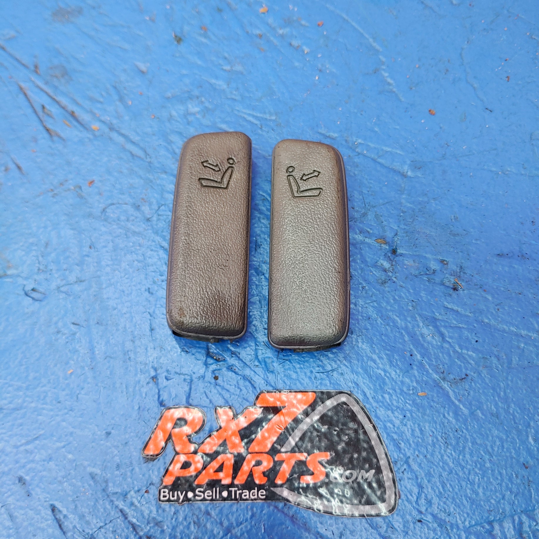 Gray/Grey Seat Adjustment Handle Set SH4B8/7 RX7 FC FC3S 86 - 91 Mazda - RX7Parts