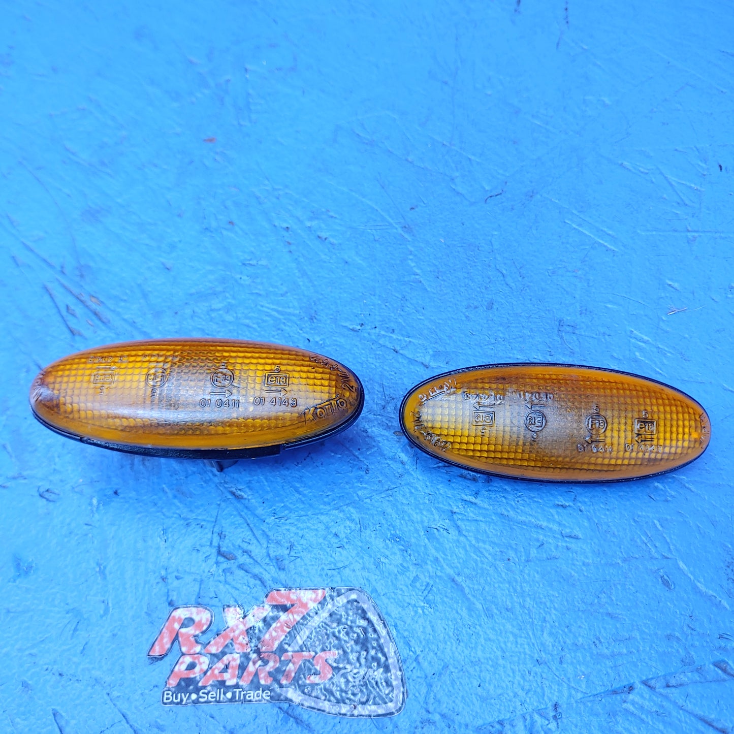 JDM Side Marker Lights Lamps Amber  RX7 FD FD3S 93 - 02 Mazda SH5B20/9