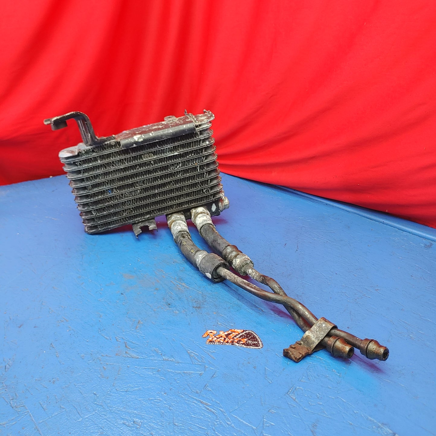 Left Side Oil Cooler With Lines  RX7 FD FD3S 93 - 02 Mazda SH5B23/1 - RX7Parts