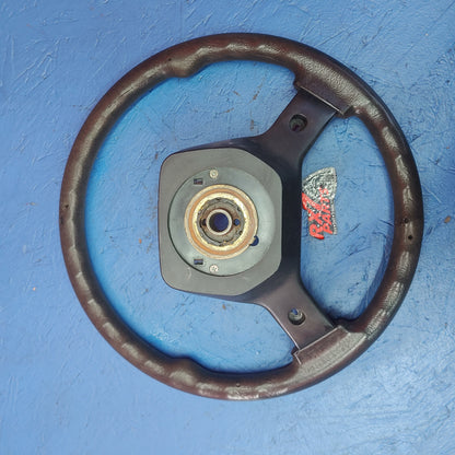 Oem Black 2 Spoke Steering Wheel  RX7 FC FC3S 86 - 91 Mazda SH7B7/7