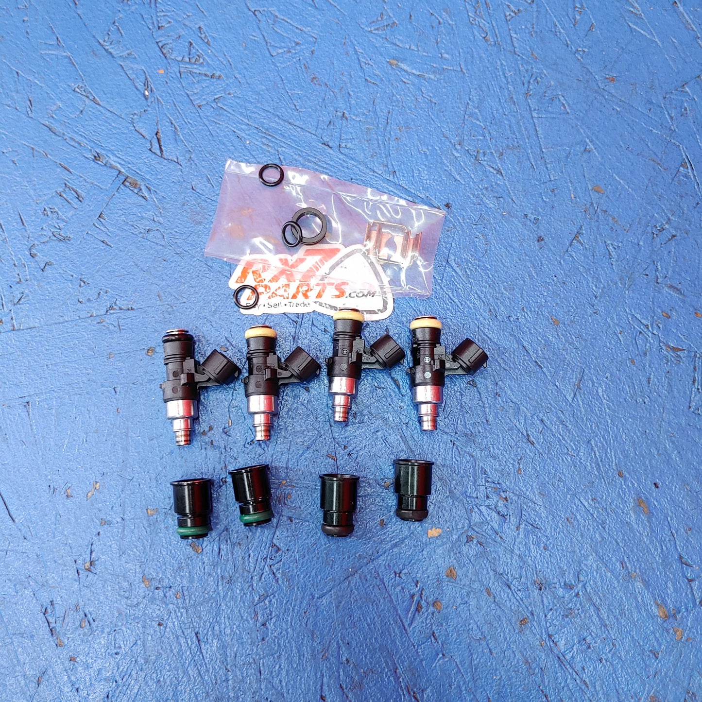 Bosch 2000cc EV14 Fuel Injectors Set (x4) with Adapters for 13B-REW      S10B26/9