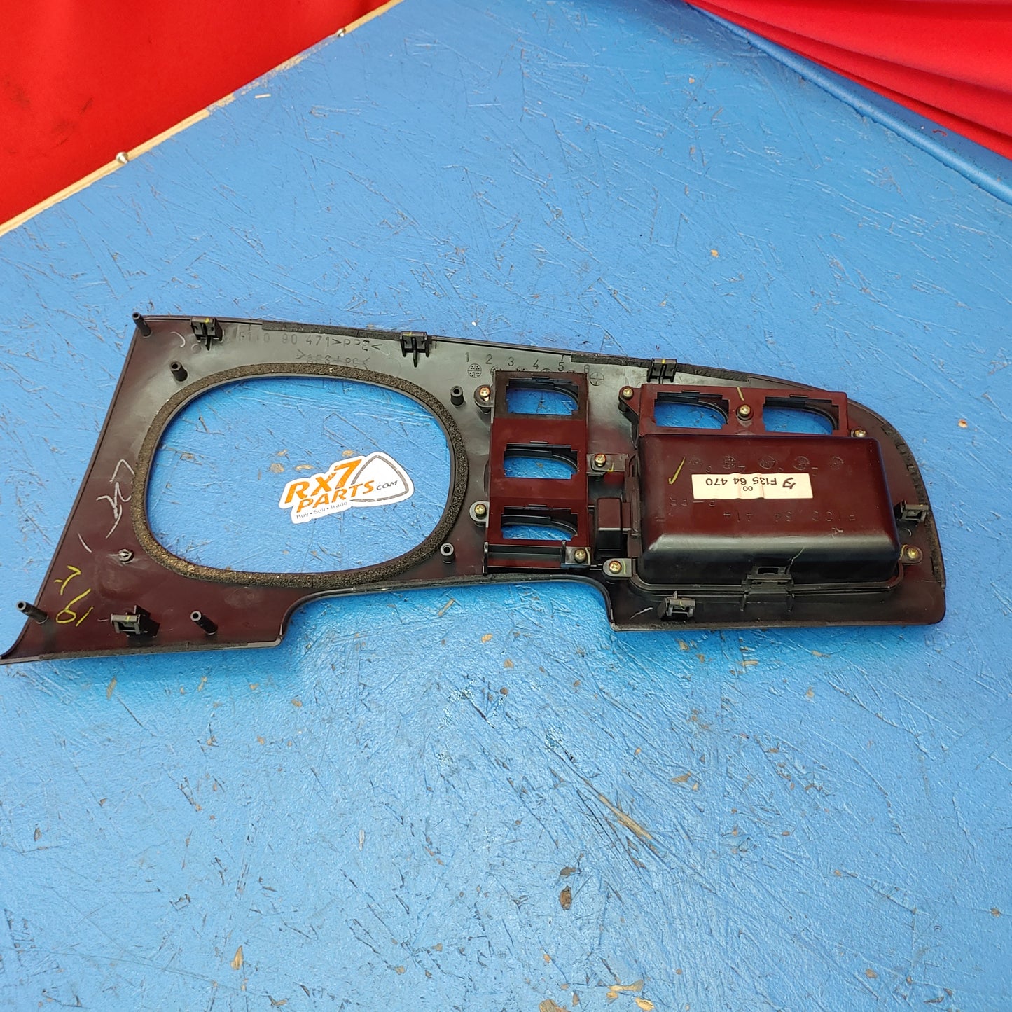 RHD Textured Plastic Center Console Cover  110 90 471 PPE RX7 FD FD3S 93 - 02 Mazda s13b13/16