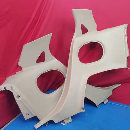 LHD, RHD Tan Pair Of Rear Quarter Plastics Rear Seat Bins  FD01 68 560 RX7 FD FD3S 93 - 02 Mazda S4B0211