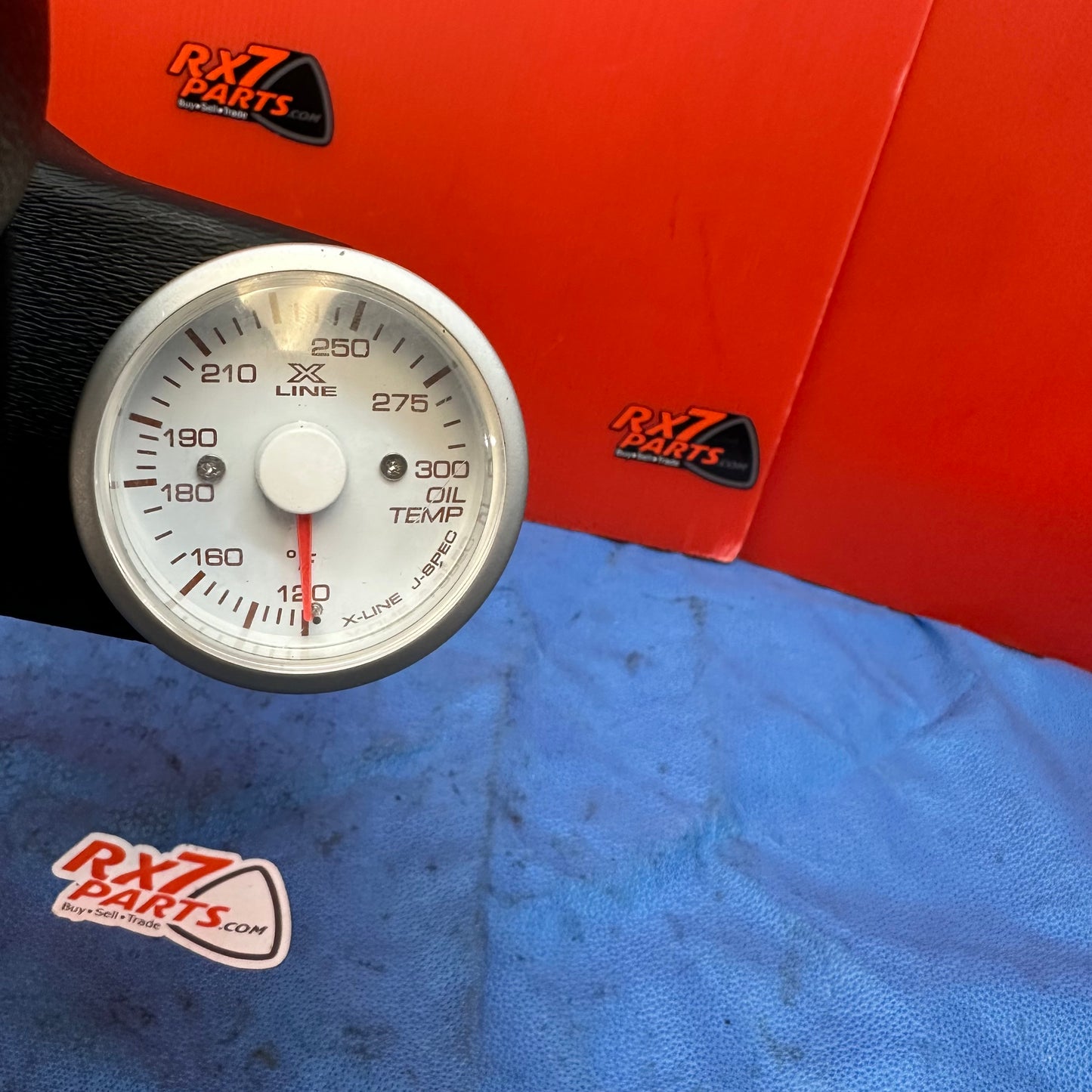 LHD Dual A pillar gauge pod with oil temp and pressure gauges no sensors   S7B5DGP