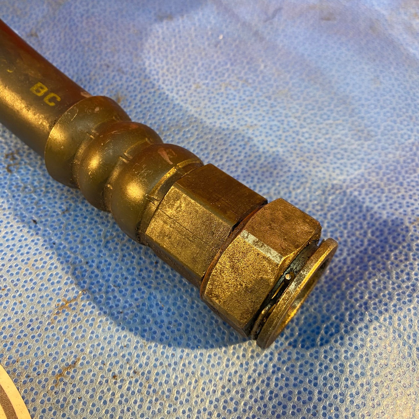 LHD, RHD Main Oil Feed Line From Filter Housing to Cooler  Mazda Rx7 FD3S FD S6B3OIL