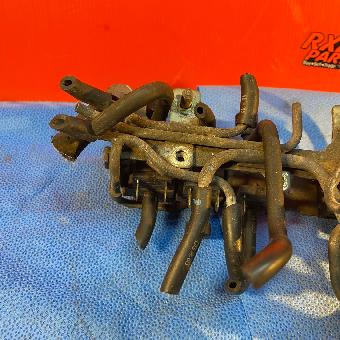 LHD, RHD Turbo Vacuum Solenoid Rack Rat’s Nest  Mazda Rx7 FD3S FD S6B2RAT