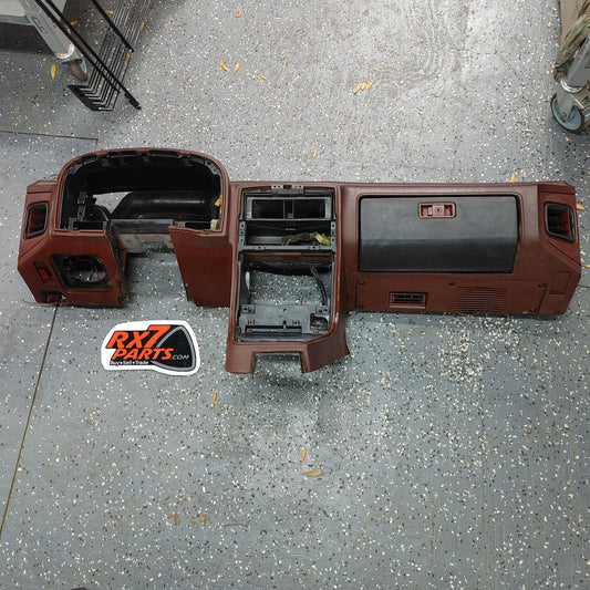 LHD RX7 FC Maroon/Black Dashboard FC Mazda Rx7 FC3S FC DB/7