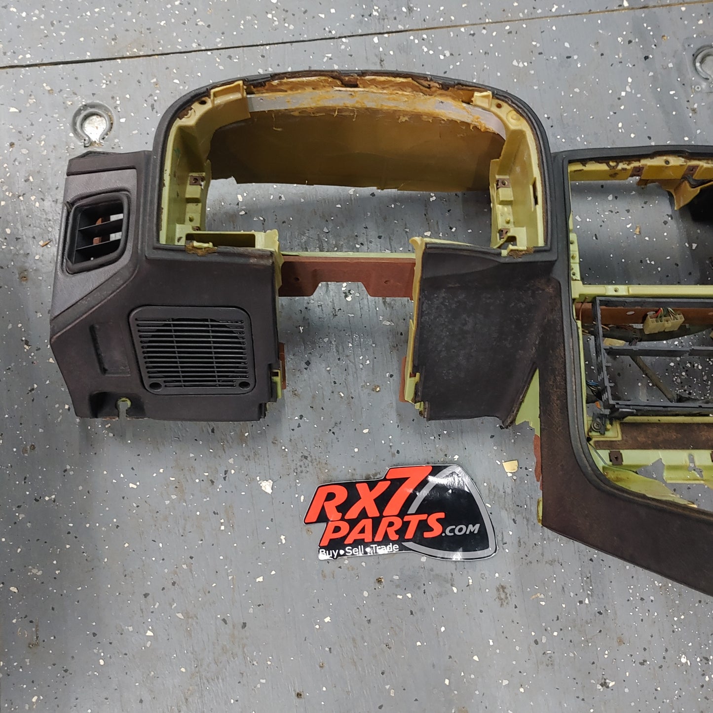 FC Black Dashboard  FC Mazda Rx7 FC3S FC PDB/3