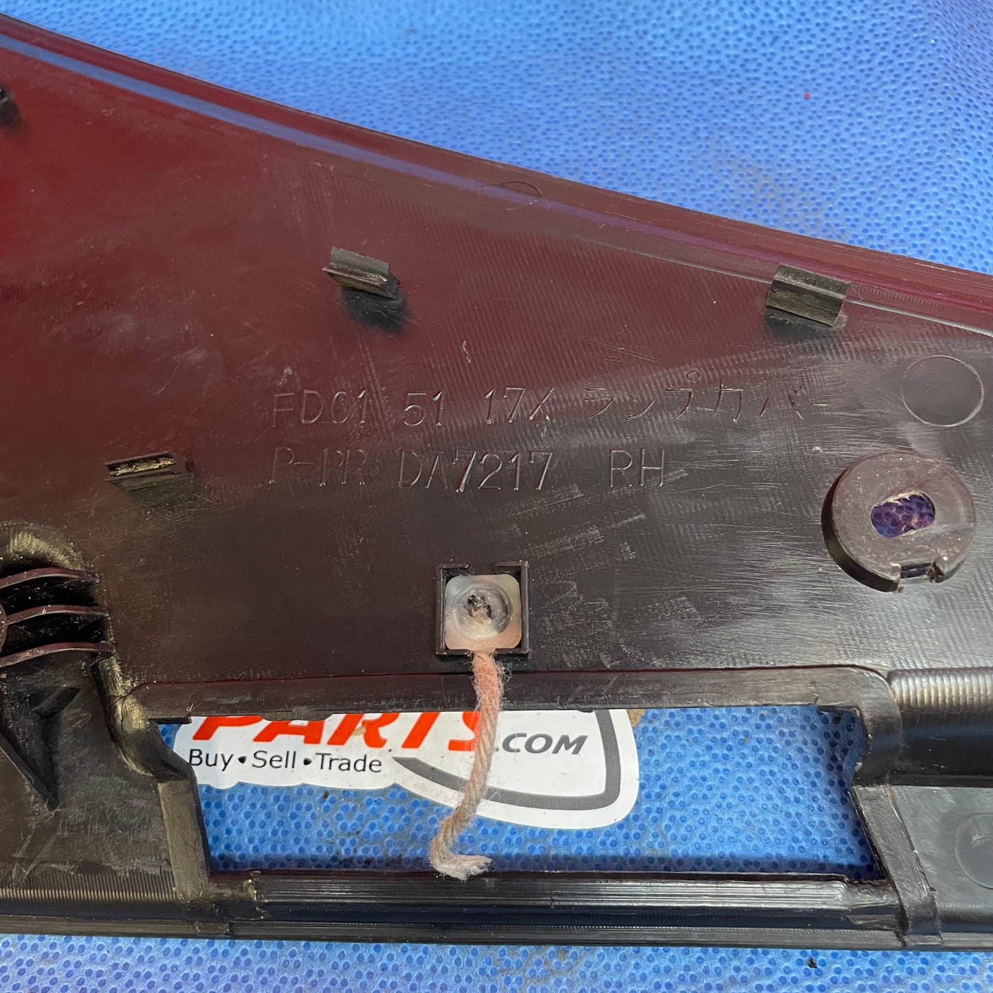 LHD, RHD Right Tail Light Cover OEM FD01 51 17X Mazda Rx7 FD3S FD S4B15RTC