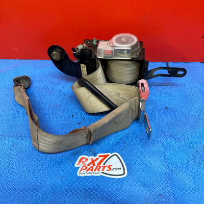 LHD OEM Right Side Tan Seat Belt  Mazda Rx7 FD3S FD S5B14 RTSB