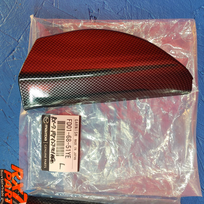 LHD, RHD OEM Mazdaspeed Carbon Fiber Styling Inner Door Handle Covers FD01:68:51YE FD01:68:51XE  Mazda Rx7 FD3S FD S4B18/9