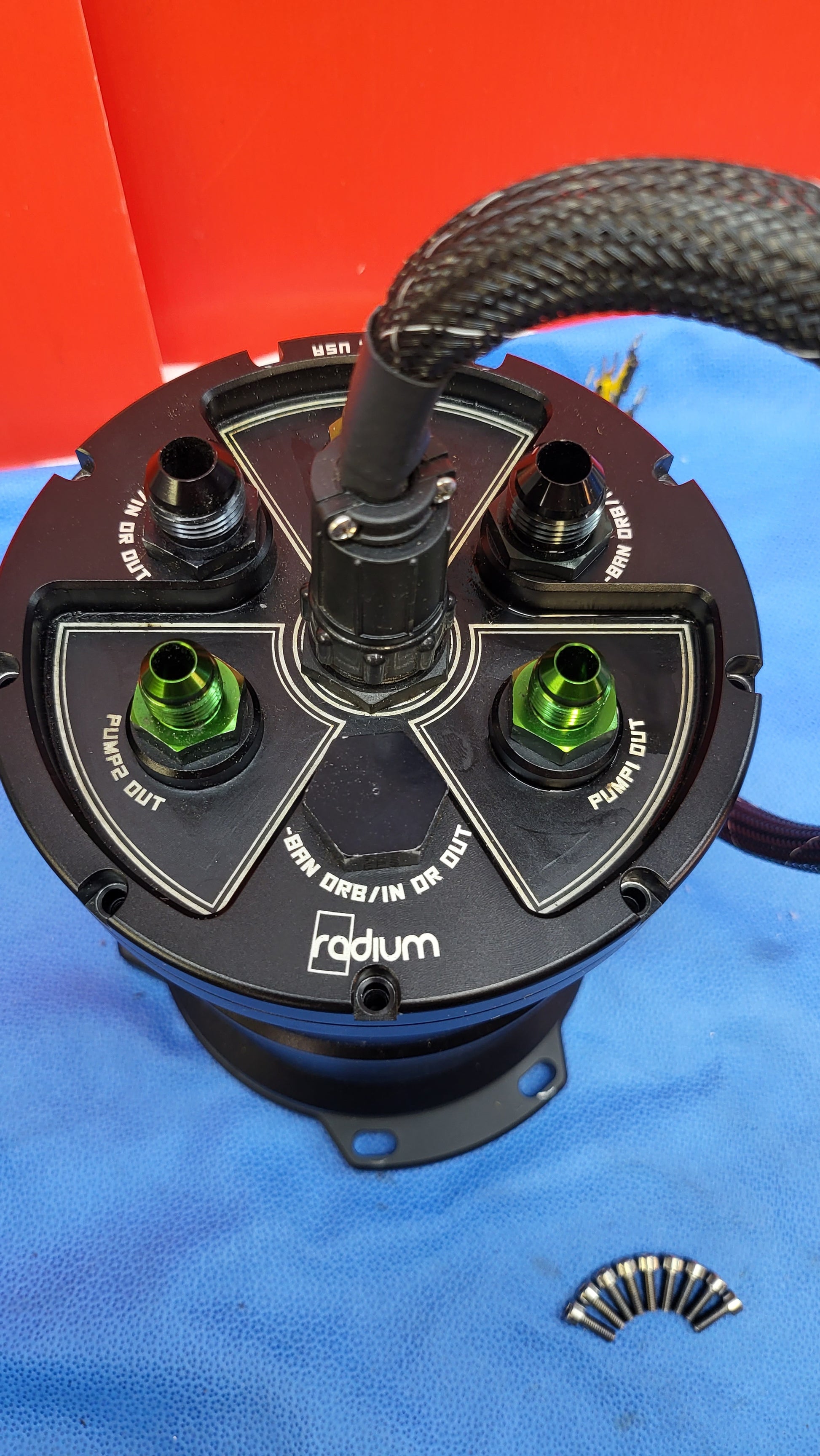Radium MULTI-PUMP FUEL SURGE TANK, DUAL PUMPS INCLUDED Mazda Rx7 FD3S FD - RX7Parts