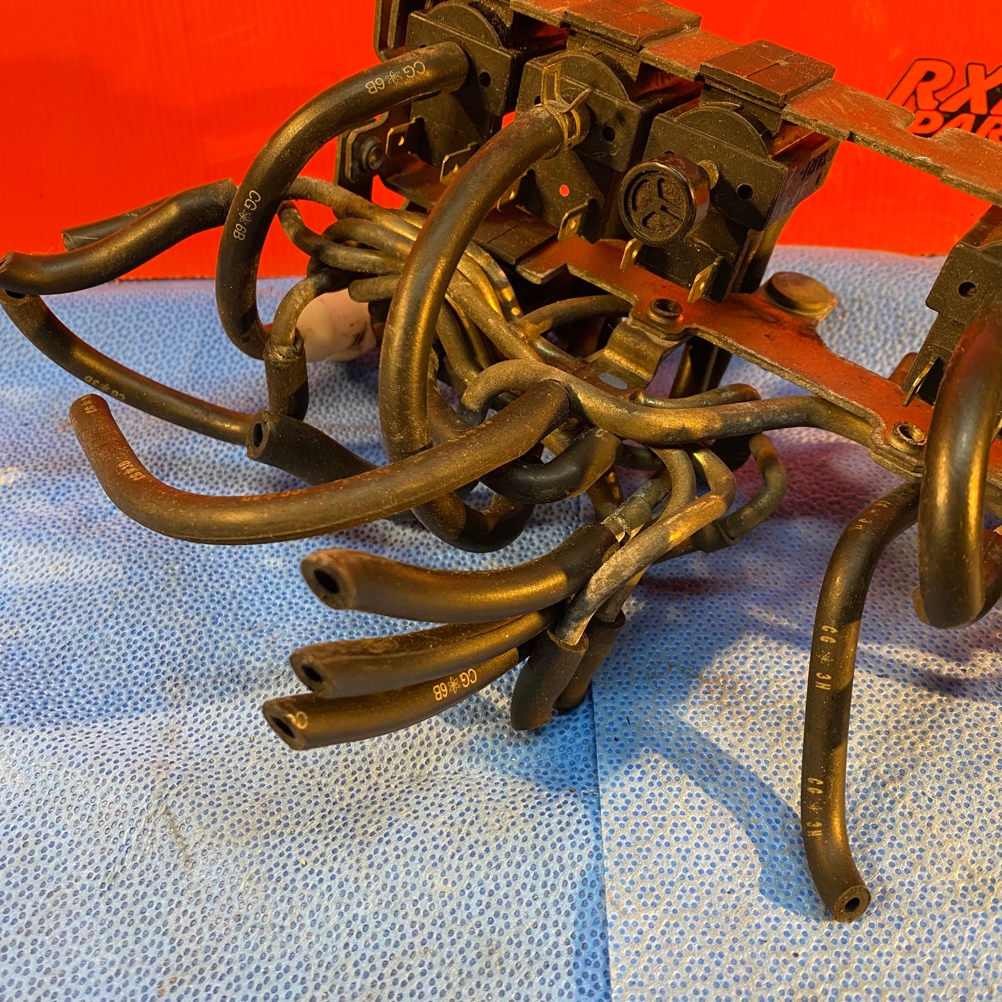 LHD, RHD Turbo Vacuum Solenoid Rack Rat’s Nest  Mazda Rx7 FD3S FD S6B2RAT