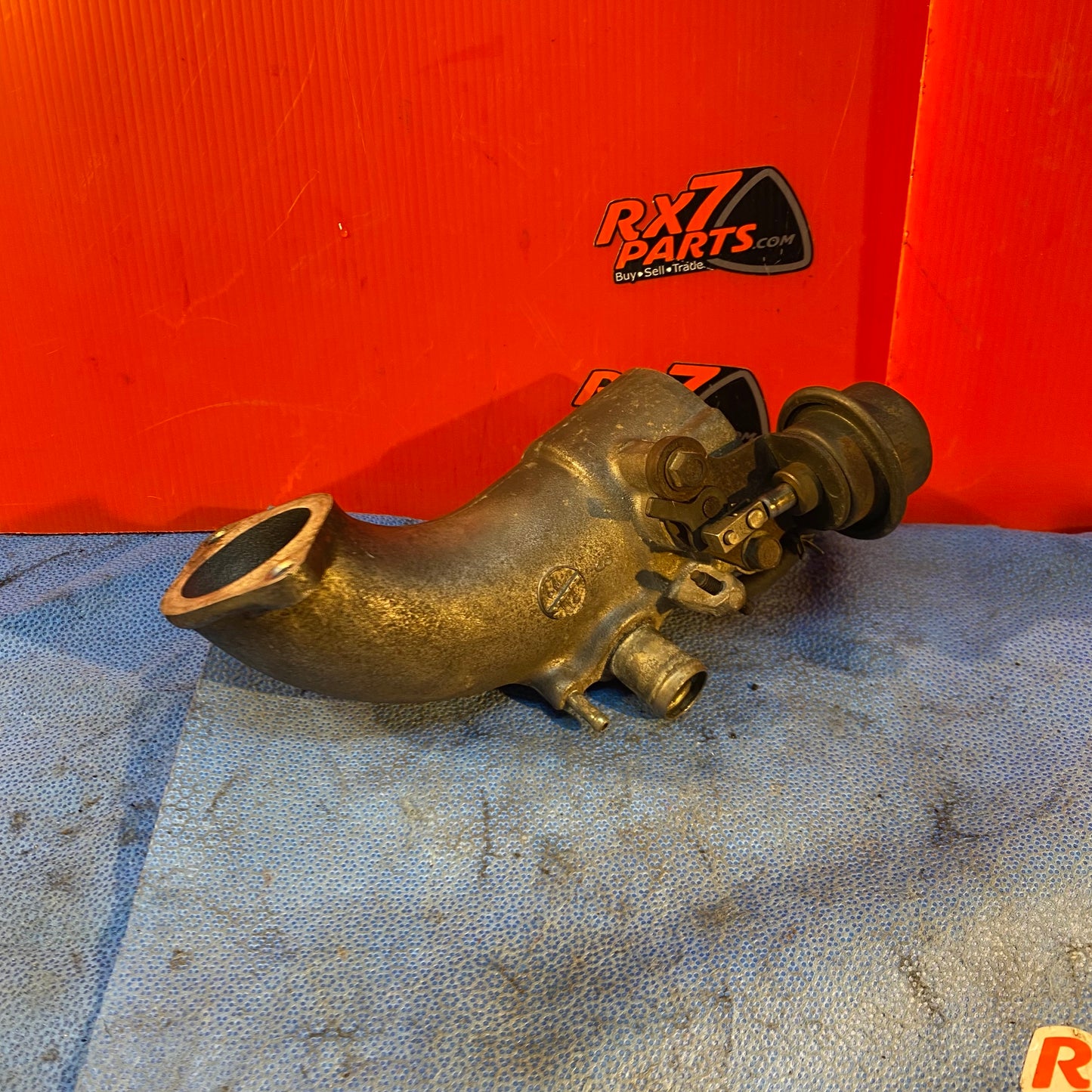 LHD, RHD Double Throttle Aluminum Intake Pipe with Actuator   Mazda Rx7 FD3S FD S6B18/8