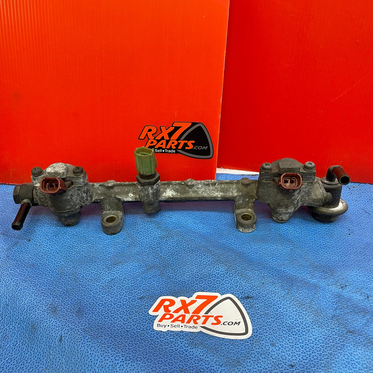 Rx7 Radium Rail LHD, RHD Secondary OEM Fuel Rail with Injectors T Mazda Rx7 FD3S FD S5 ...