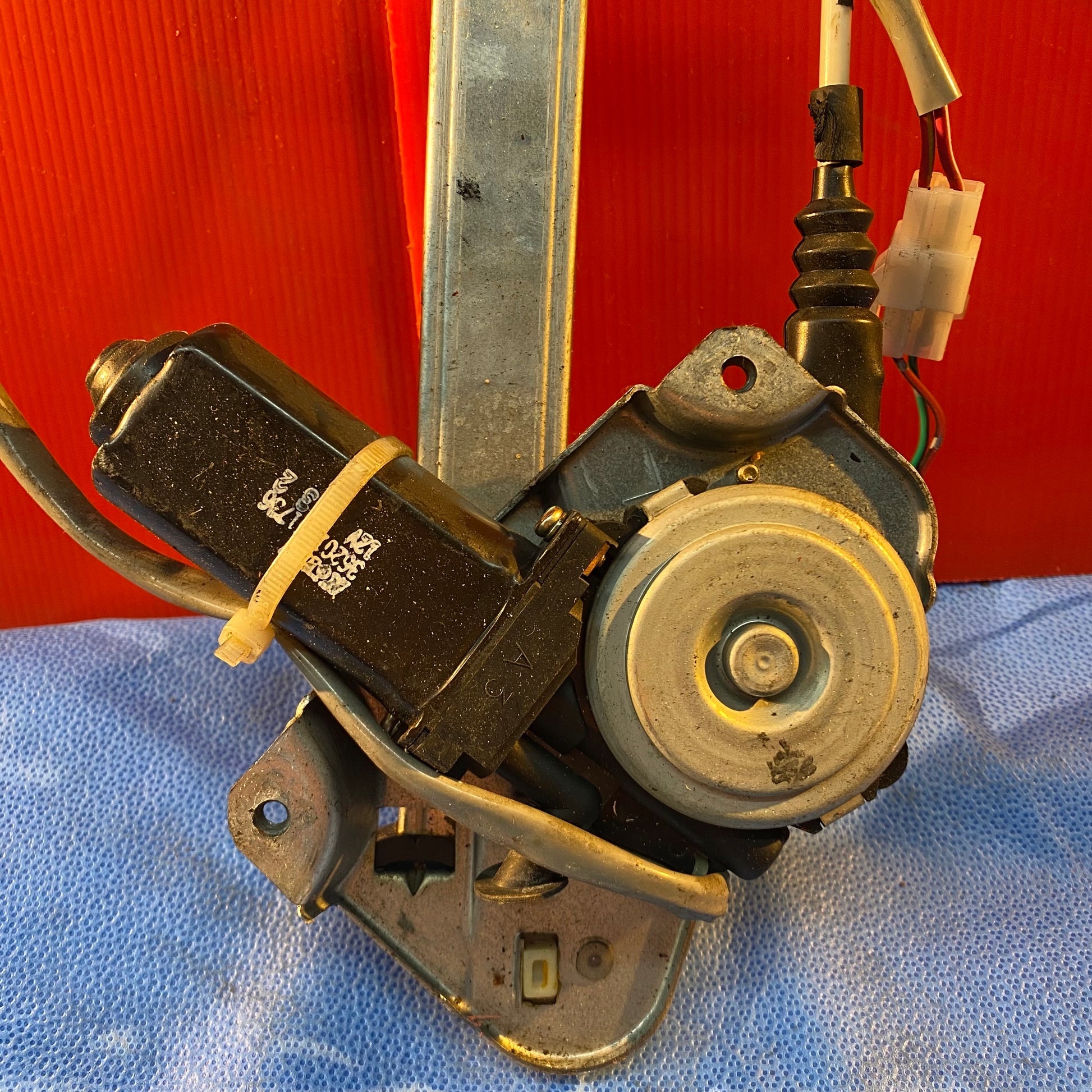 LHD Left Driver Window Motor and Regulator Assembly  Mazda Rx7 FD3S FD S4B6LDR - RX7Parts