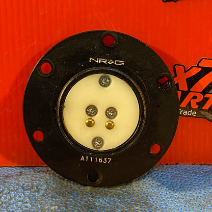 NRG Steering Wheel Quick Release Base Black  A111637  S6B20:28