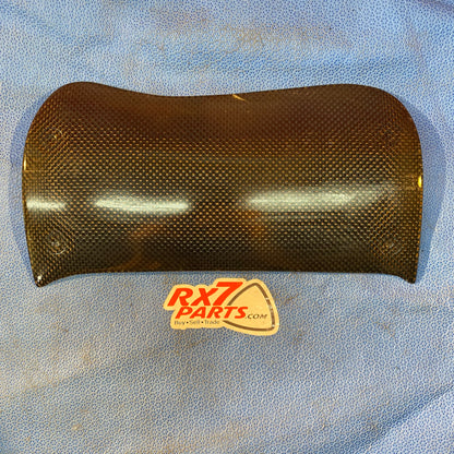 LHD, RHD Carbon Fiber Exhaust Guard Heat Shield Trim Cover Small Mazda Rx7 FD3S FD S4B17CEGB