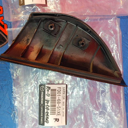 LHD, RHD OEM Mazdaspeed Carbon Fiber Styling Inner Door Handle Covers FD01:68:51YE FD01:68:51XE  Mazda Rx7 FD3S FD S4B18/9