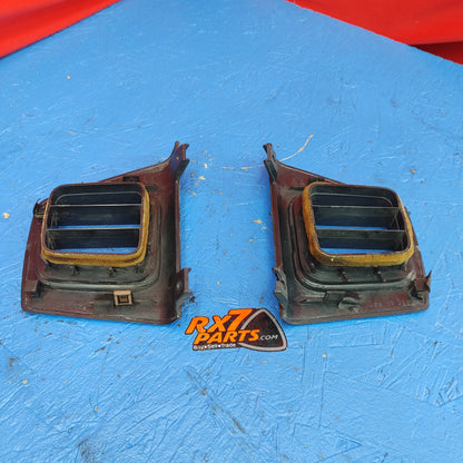 LHD, RHD Dash Side Vent Pair with Rubber Molding FB01:64:911 FB01:64:921 Mazda Rx7 FC3S FC S8B3/2