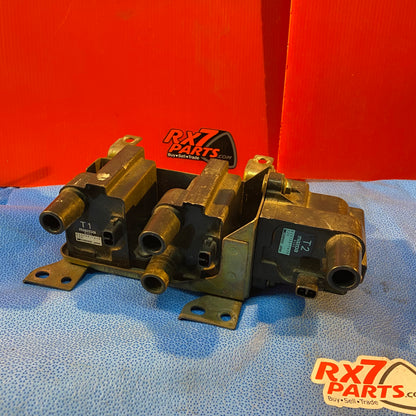 LHD, RHD Denso Ignition Coil Set 029700:7610, 029700:7620, 029700:7630 Mazda Rx7 FD3S FD S4B12ICS