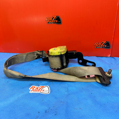 LHD OEM Tan Left Front Seatbelt  Mazda Rx7 FD3S FD S5B14 LTSB