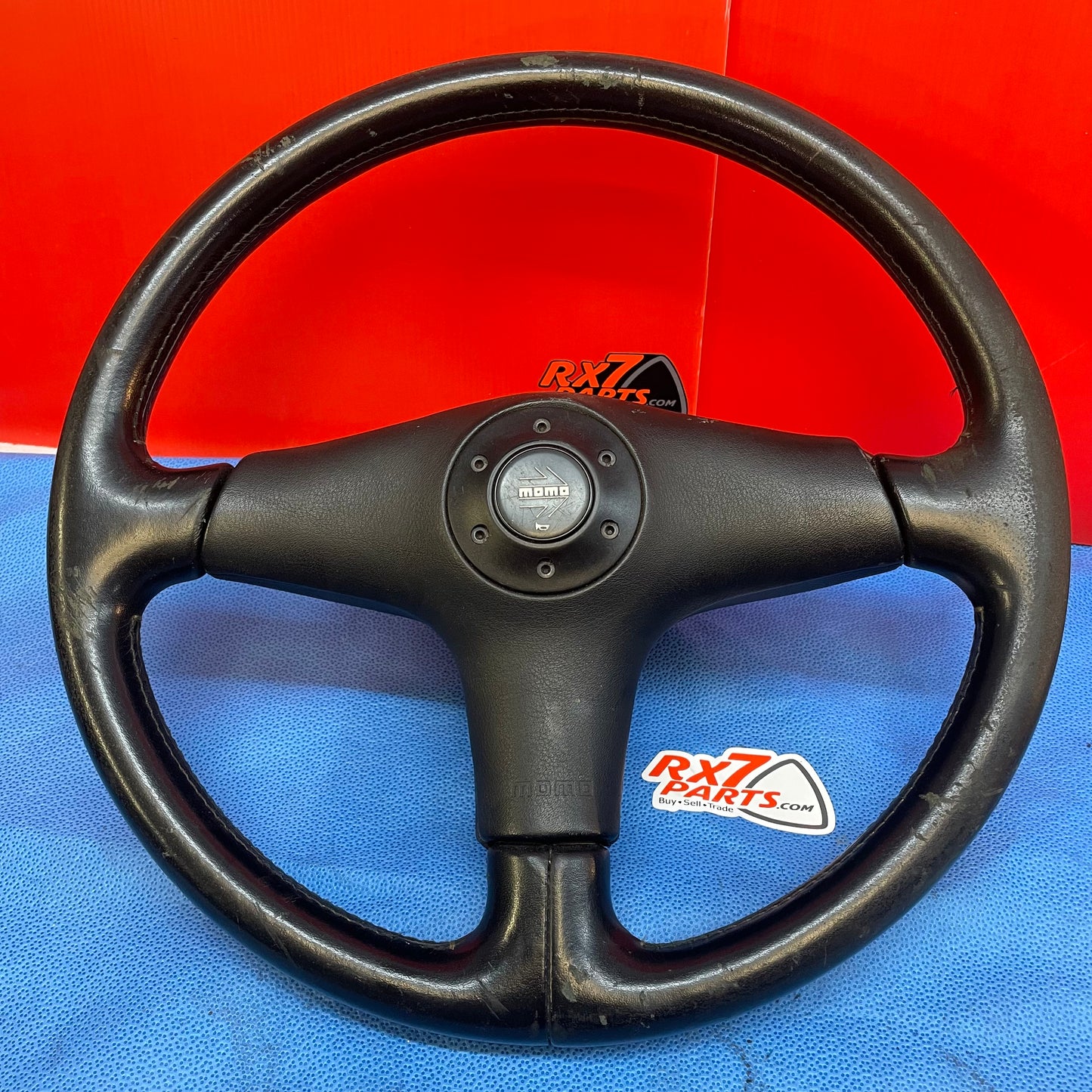 LHD, RHD OEM Genuine MOMO Steering Wheel JDM  Mazda Rx7 FD3S FD S4B7MOMO - RX7Parts
