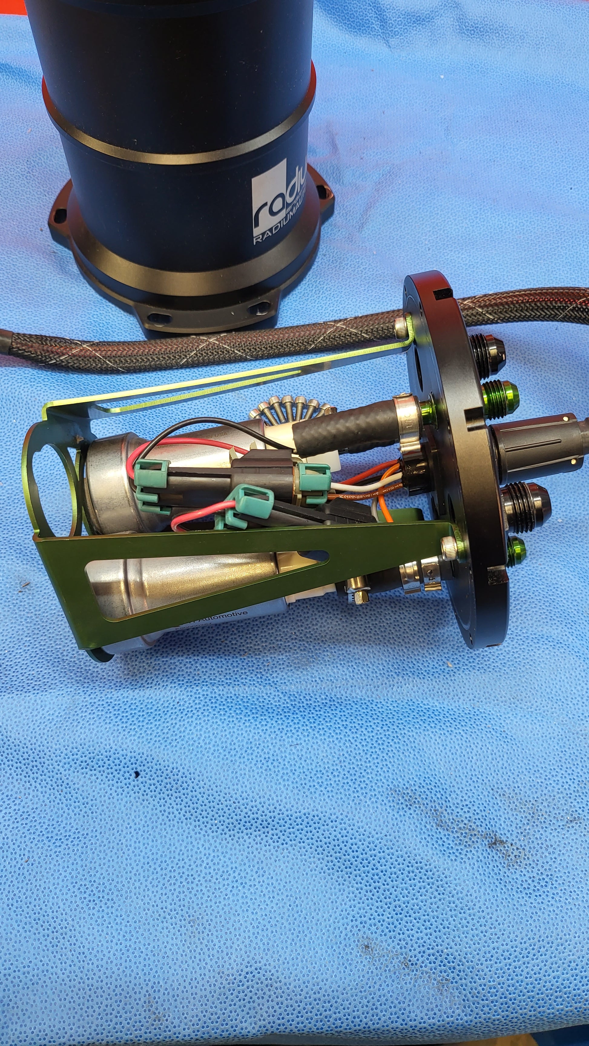 Radium MULTI-PUMP FUEL SURGE TANK, DUAL PUMPS INCLUDED Mazda Rx7 FD3S FD - RX7Parts