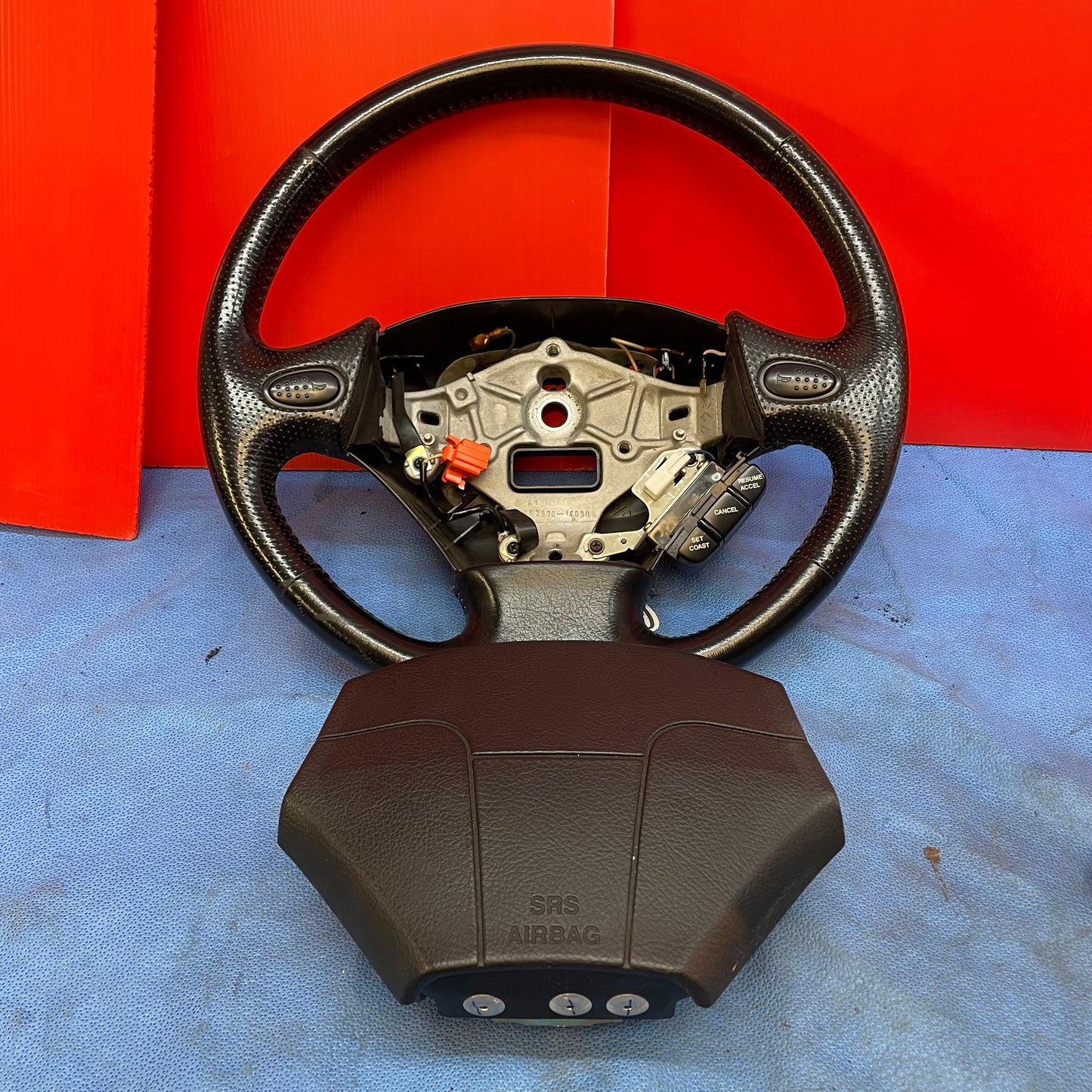 LHD, RHD OEM Steering Wheel with Cruise Control switch  Mazda Rx7 FD3S FD S5B2CCW
